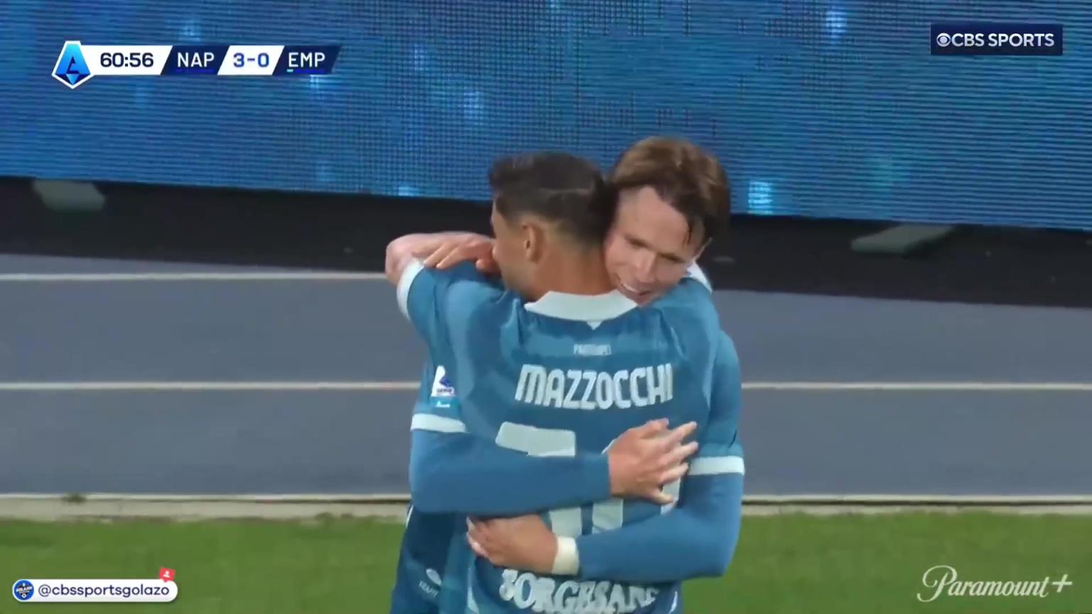 無敵雙響炮！麥克托米奈甩頭破門梅開二度！盧卡庫傳中送助攻！